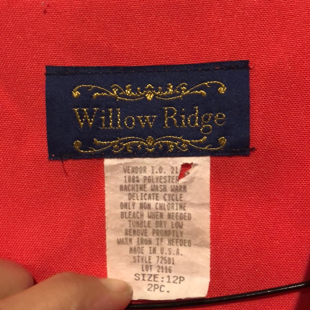 Willow Ridge Vintage Abstract Pattern Suit Jacket - Picture 2 of 8